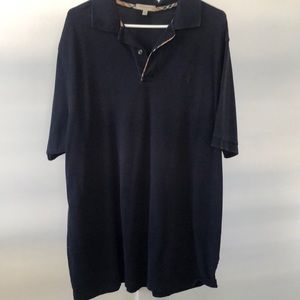 Men’s XL authentic black  BURBERRY polo